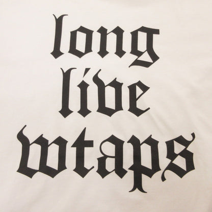 【中古】W)TAPS | ダブルタップス LLW/SS/COTTON 半袖Ｔシャツ 221ATDT-STM08S 年式:2022S/S ホワイト サイズ：3