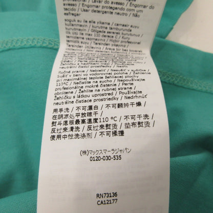【中古】MAX MARA | マックスマーラ VALID SIDE POCKET T-SHIRT 半袖Ｔシャツ 2319410232600 グリーン サイズ：M