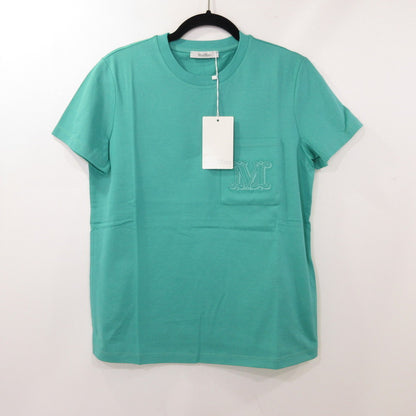 【中古】MAX MARA | マックスマーラ VALID SIDE POCKET T-SHIRT 半袖Ｔシャツ 2319410232600 グリーン サイズ：M