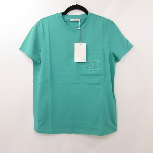 【中古】MAX MARA | マックスマーラ VALID SIDE POCKET T-SHIRT 半袖Ｔシャツ 2319410232600 グリーン サイズ：M
