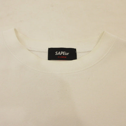 【中古】SAPEur | サプール スウェット ホワイト サイズ：XL