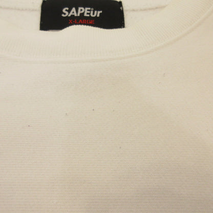 【中古】SAPEur | サプール スウェット ホワイト サイズ：XL