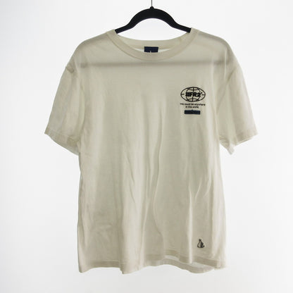 【中古】 Earth Logo Embroidery T-shirt 半袖Ｔシャツ ホワイト サイズ：M