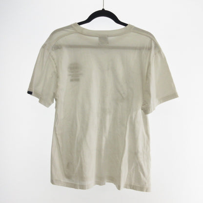 【中古】 Earth Logo Embroidery T-shirt 半袖Ｔシャツ ホワイト サイズ：M