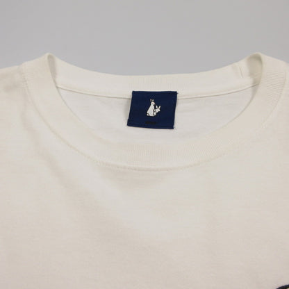 【中古】 Earth Logo Embroidery T-shirt 半袖Ｔシャツ ホワイト サイズ：M