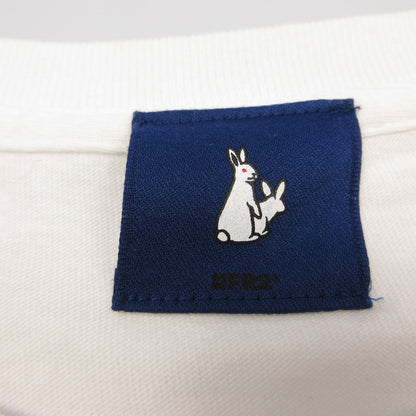 【中古】 Earth Logo Embroidery T-shirt 半袖Ｔシャツ ホワイト サイズ：M
