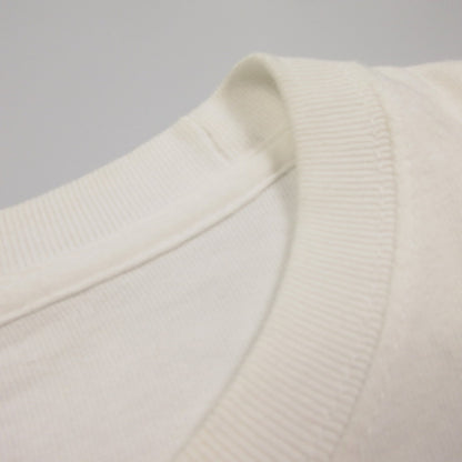 【中古】 Earth Logo Embroidery T-shirt 半袖Ｔシャツ ホワイト サイズ：M