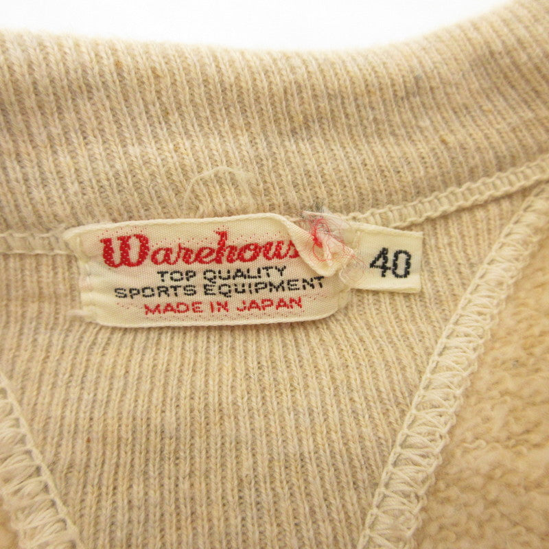 【中古】WARE HOUSE | ウェアハウス　ウエアハウス DOW FIELD スウェット Lot.403 ベージュ サイズ：40