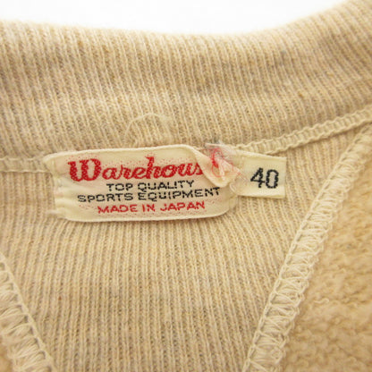 【中古】WARE HOUSE | ウェアハウス　ウエアハウス DOW FIELD スウェット Lot.403 ベージュ サイズ：40