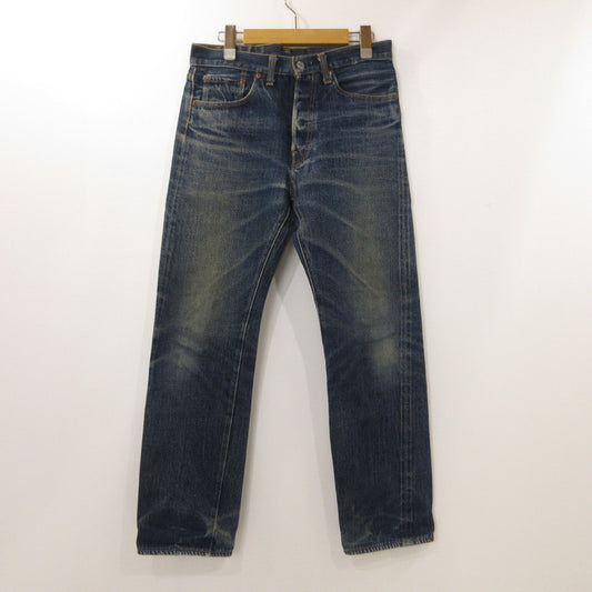 【中古】Denime | ドゥニーム デニムパンツ オレンジ耳/SHINS期/旧ドゥニーム/赤タブ ブルー サイズ：32
