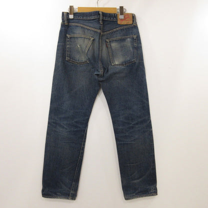 【中古】Denime | ドゥニーム デニムパンツ オレンジ耳/SHINS期/旧ドゥニーム/赤タブ ブルー サイズ：32