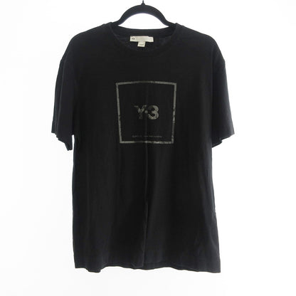 【中古】Y-3 | ワイスリー スクエアラベルロゴ Tシャツ 半袖Ｔシャツ GV6060 ブラック サイズ：M