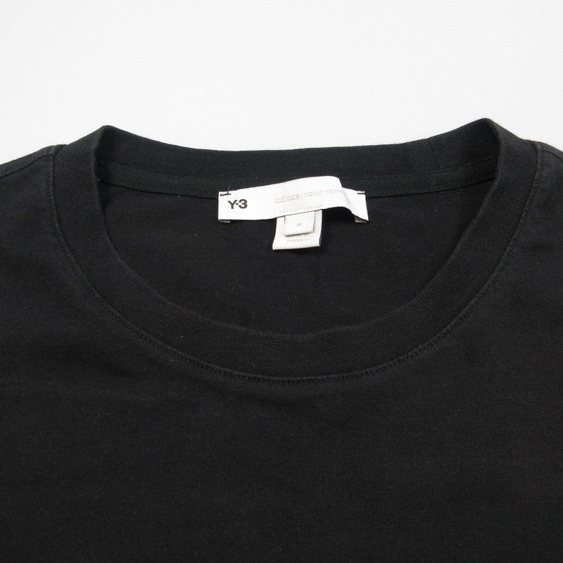 【中古】Y-3 | ワイスリー スクエアラベルロゴ Tシャツ 半袖Ｔシャツ GV6060 ブラック サイズ：M