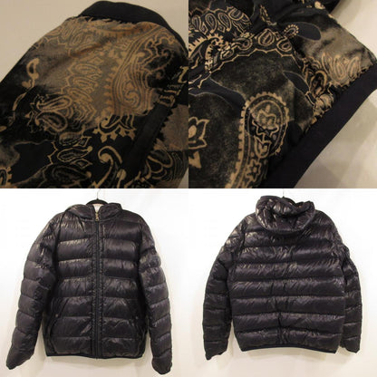 【中古】MONCLER | モンクレール FREVILLE ダウンジャケット 1A00015 国内正規品　ﾘﾊﾞｰｼﾌﾞﾙ ネイビー サイズ：3