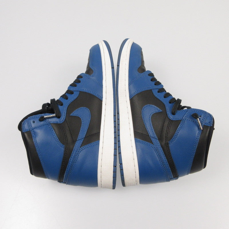 【中古】NIKE | ナイキ AIR JORDAN 1 RETRO HIGH OG Dark Marina Blue スニーカー 555088-404 ブルー 26.5cm
