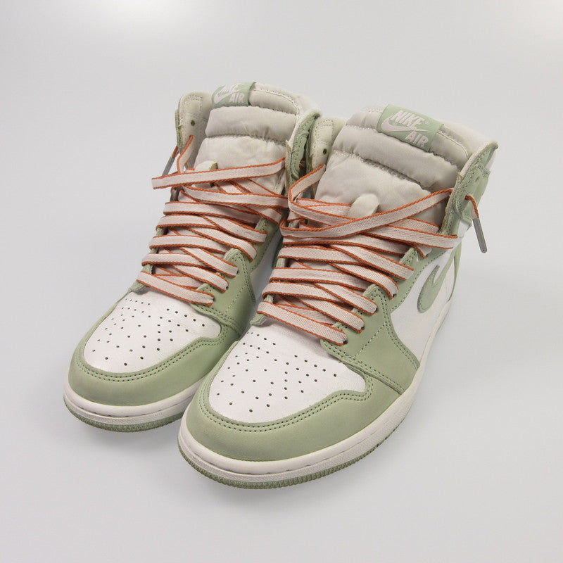 【中古】NIKE | ナイキ WMNS AIR JORDAN 1 RETRO HIGH OG SEAFOAM GREEN スニーカー CD0461-002 2021A/W　 ライトグリーン 27.5cm