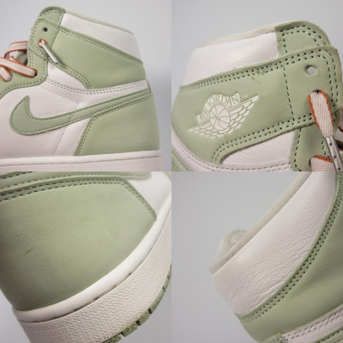 【中古】NIKE | ナイキ WMNS AIR JORDAN 1 RETRO HIGH OG SEAFOAM GREEN スニーカー CD0461-002 2021A/W　 ライトグリーン 27.5cm