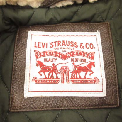 【中古】Levi's | リーバイス FAUX LEATHER JACKET レザー LM3RU804 ブラウン サイズ：XXL