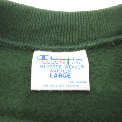 【中古】Champion | チャンピオン REVERSE WEAVE スウェット C3-Y012 グリーン サイズ：L