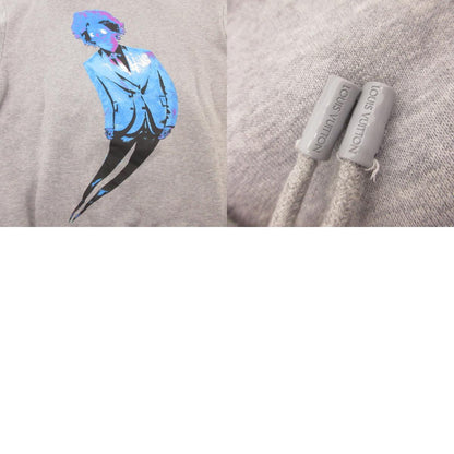 【中古】LOUIS VUITTON | ルイ・ヴィトン NEON WORKING MAN HOODIE パーカー RM212 UYR HLY68W グレー サイズ：S
