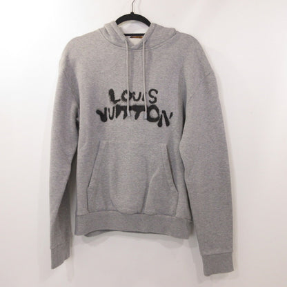 【中古】LOUIS VUITTON | ルイ・ヴィトン NEON WORKING MAN HOODIE パーカー RM212 UYR HLY68W グレー サイズ：S