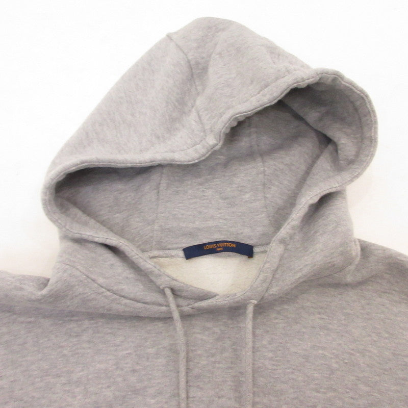 【中古】LOUIS VUITTON | ルイ・ヴィトン NEON WORKING MAN HOODIE パーカー RM212 UYR HLY68W グレー サイズ：S