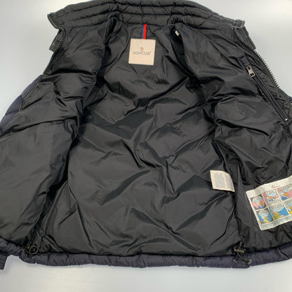 【中古】MONCLER | モンクレール MORANDIERES ダウンジャケット D20914131805 国内正規品 2018A/W サイズ:0 ネイビー
