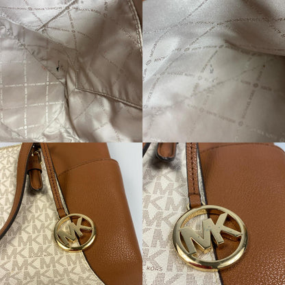 【中古】Michael Kors | マイケルコース CHARLOTTE LG TZ TOTE トートバッグ 35T0GCFT3B ホワイト