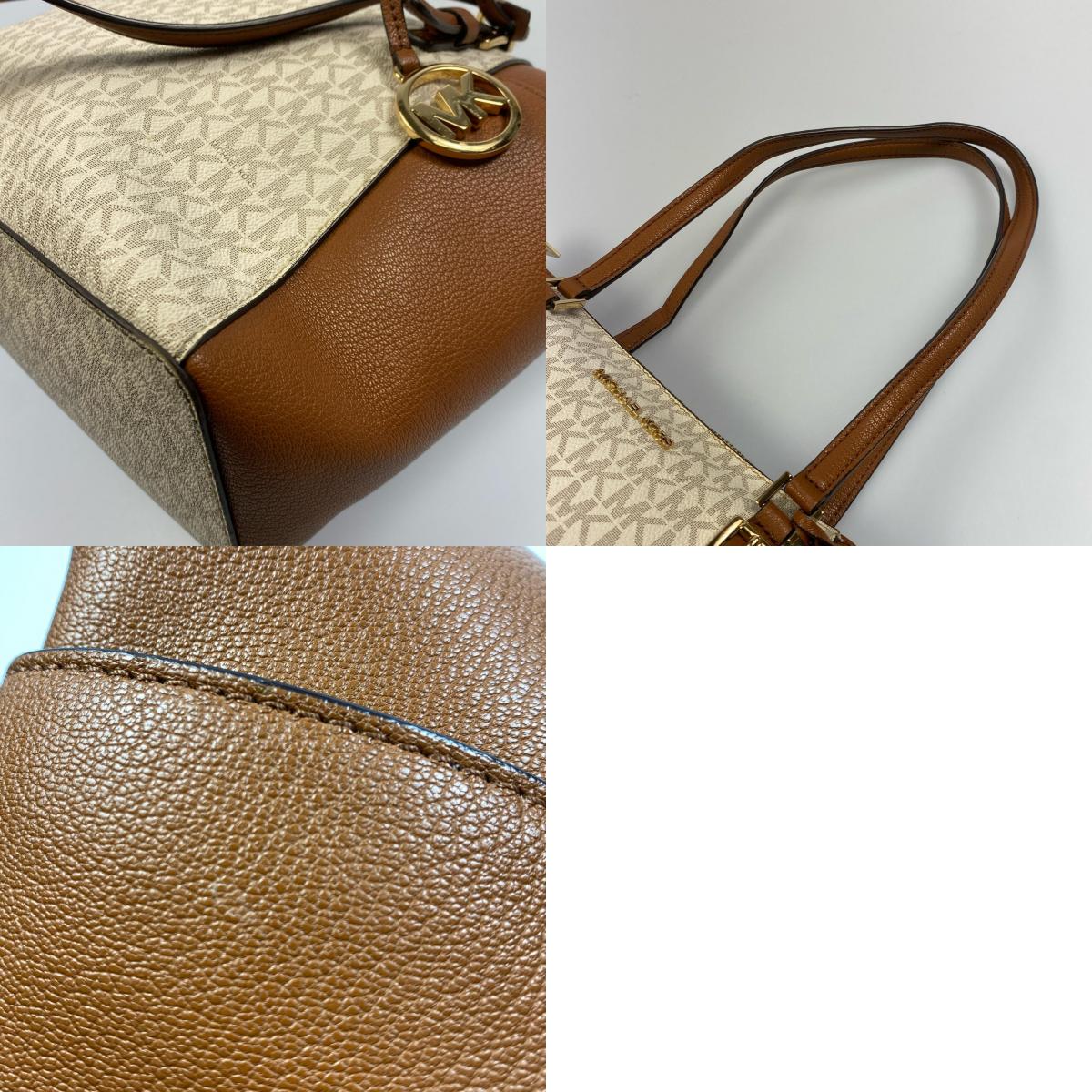 【中古】Michael Kors | マイケルコース CHARLOTTE LG TZ TOTE トートバッグ 35T0GCFT3B ホワイト
