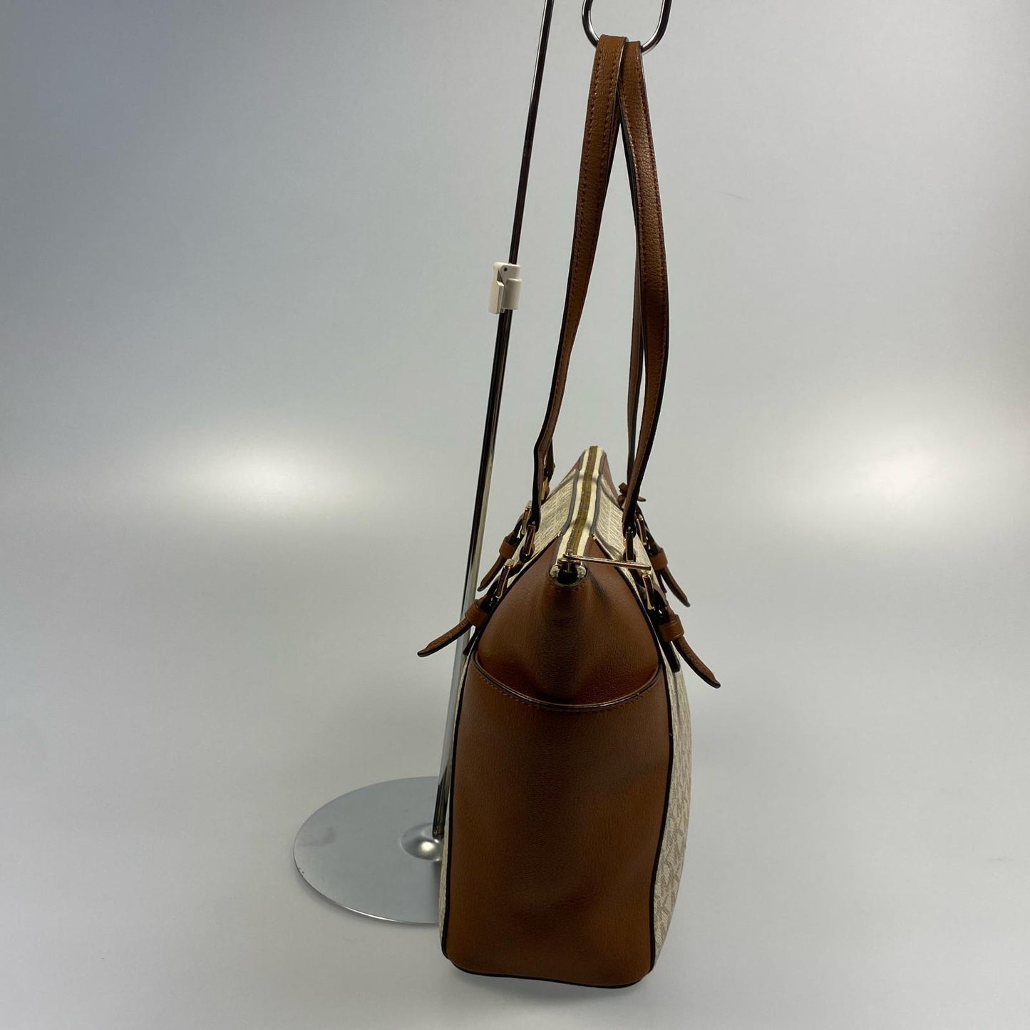 【中古】Michael Kors | マイケルコース CHARLOTTE LG TZ TOTE トートバッグ 35T0GCFT3B ホワイト