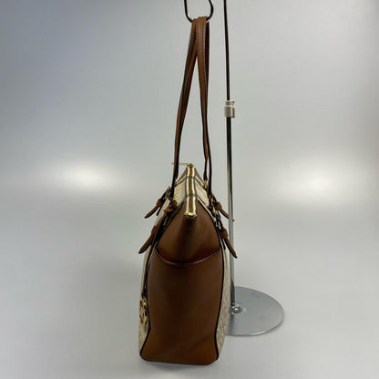 【中古】Michael Kors | マイケルコース CHARLOTTE LG TZ TOTE トートバッグ 35T0GCFT3B ホワイト