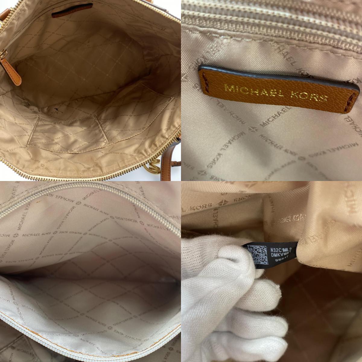 【中古】Michael Kors | マイケルコース CHARLOTTE LG TZ TOTE トートバッグ 35T0GCFT3B ホワイト