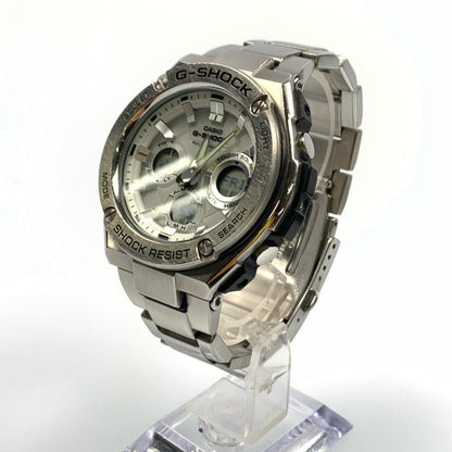 【中古】G-SHOCK | ジーショック G-STEEL 腕時計 GST-W110D-7AJF アナデジソーラー シルバー