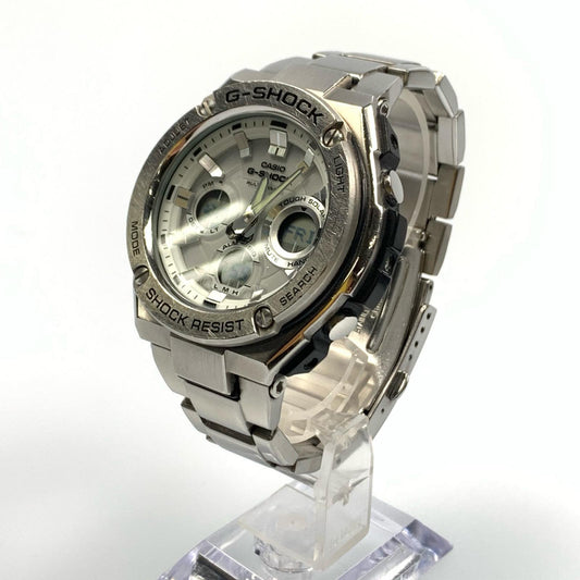 【中古】G-SHOCK | ジーショック G-STEEL 腕時計 GST-W110D-7AJF アナデジソーラー シルバー