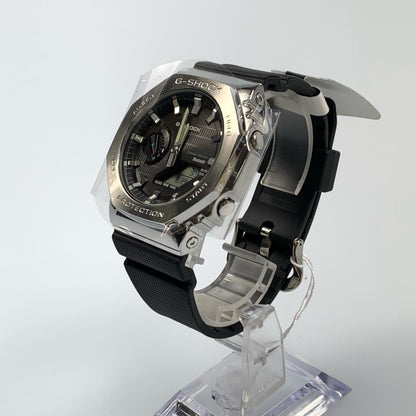 【中古】G-SHOCK | ジーショック Metal Coverd 腕時計 GBM-2100-1AJF シルバー