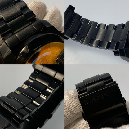 【中古】DIESEL | ディーゼル MEGA CHIEF 腕時計 DZ-4318 アナログクォーツ ブラック
