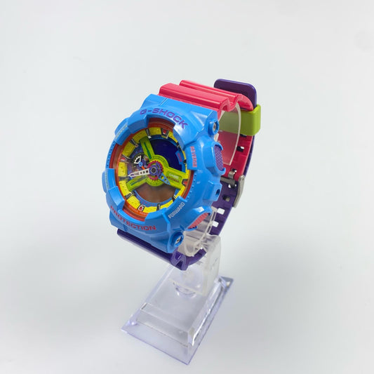 【中古】G-SHOCK | ジーショック MAN BOX 腕時計 GA-110F-2JR アナデジクォーツ ライトブルー