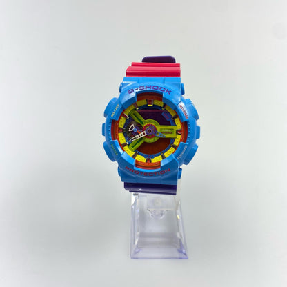 【中古】G-SHOCK | ジーショック MAN BOX 腕時計 GA-110F-2JR アナデジクォーツ ライトブルー