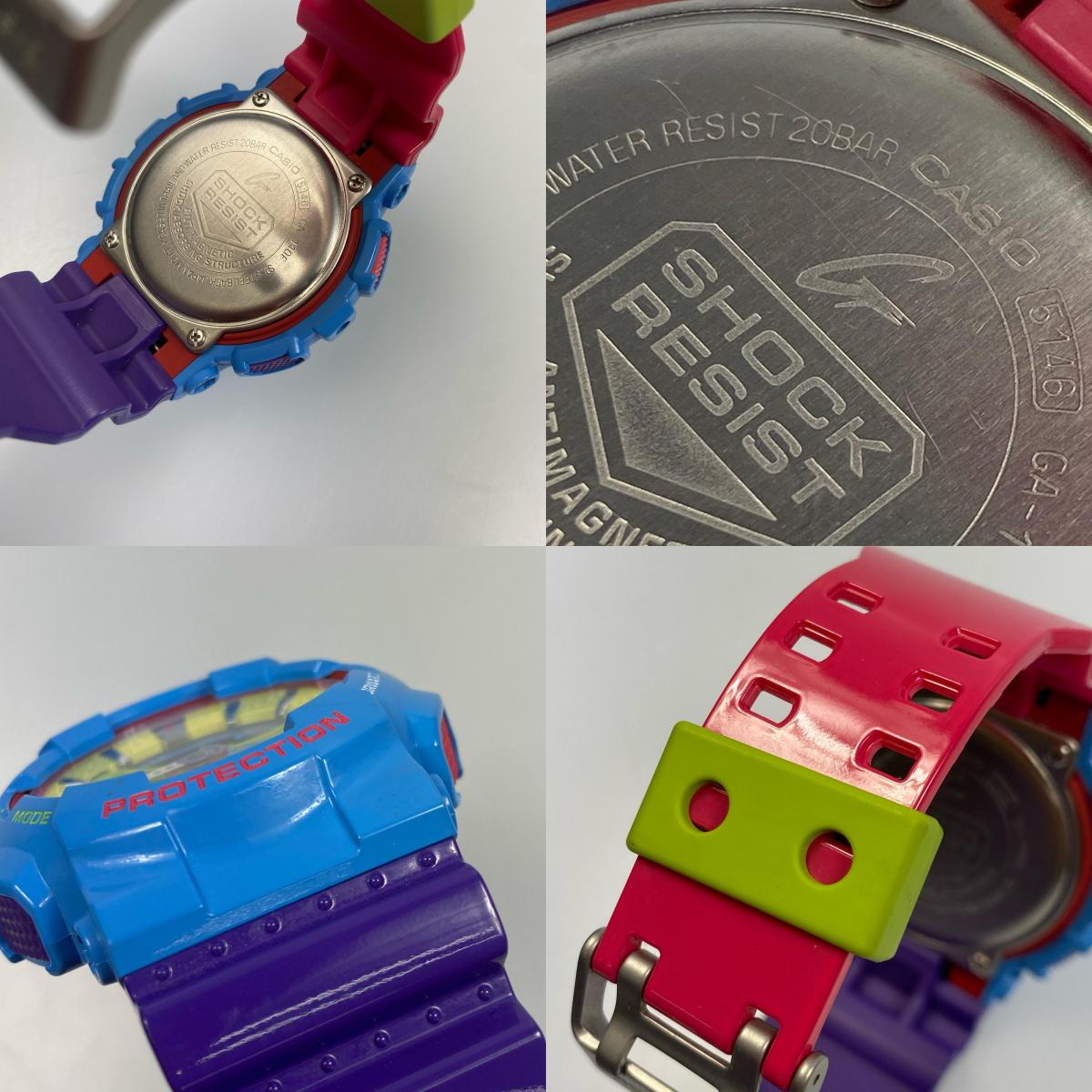 【中古】G-SHOCK | ジーショック MAN BOX 腕時計 GA-110F-2JR アナデジクォーツ ライトブルー