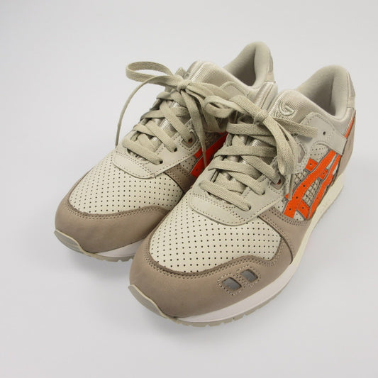 【中古】asics | アシックス GEL-LYTE 3 07 REMASTERED 'Super Orange' スニーカー 1201A810-250 グレー 28cm