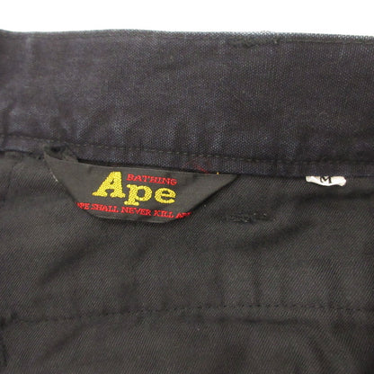 【中古】A BATHING APE | アベイシングエイプ パンツ 年式:90-00s 三角タグ ネイビー サイズ：M