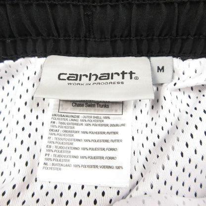 【中古】Carhartt WIP | カーハートダブリューアイピー CHASE SWIM TRUNKS ショートパンツ I026235 ブラック サイズ：M