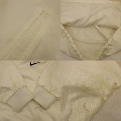 【中古】NIKE | ナイキ ハーフジップアノラック ナイロンジャケット 年式:90S ホワイト サイズ：M
