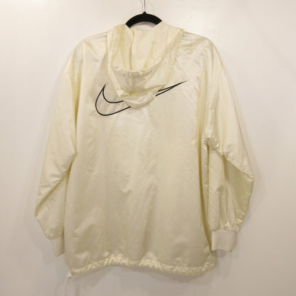 【中古】NIKE | ナイキ ハーフジップアノラック ナイロンジャケット 年式:90S ホワイト サイズ：M