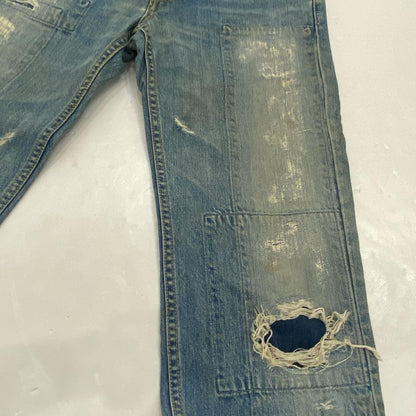 【中古】HYSTERIC GLAMOUR | ヒステリックグラマー デニムパンツ 2AP-4060 KINKY JEANS 00s W:80CM ブルー