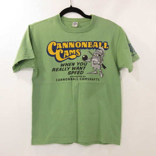 【中古】TOYS McCOY | トイズマッコイ CANNONBALL CAMS 半袖Ｔシャツ ライトグリーン サイズ：S