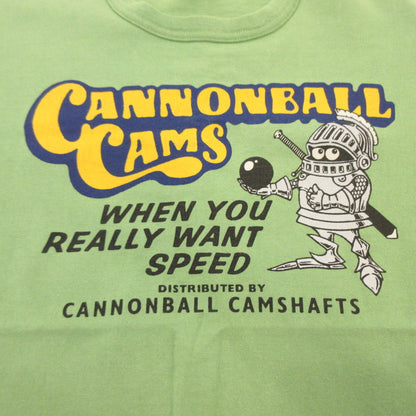 【中古】TOYS McCOY | トイズマッコイ CANNONBALL CAMS 半袖Ｔシャツ ライトグリーン サイズ：S