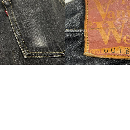 【中古】FREEWHEELERS | フリーホイーラーズ Pocket Jeans Straight Fit 1961 Model デニムパンツ LOT601B W:32 グレー