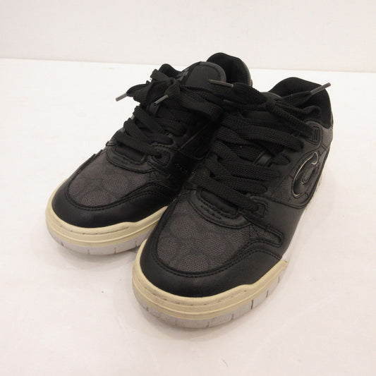 【中古】COACH | コーチ ソーホースニーカー スニーカー CAQ24 ブラック 23cm