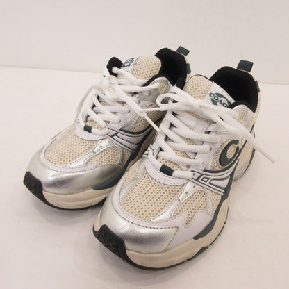【中古】COACH | コーチ メッシュスニーカー スニーカー CAQ29 ホワイト 23cm